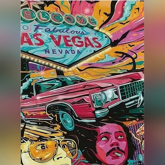 Fear & Loathing in Las Vegas Canvas Art Print - Picture 1 of 5